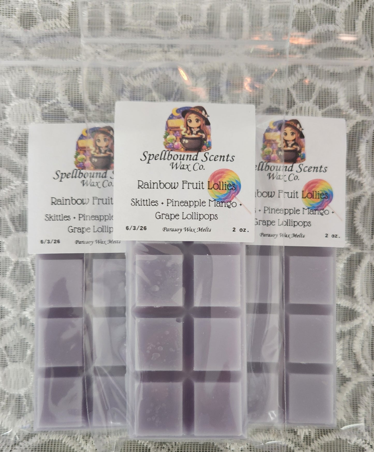 Rainbow Fruit Lollies