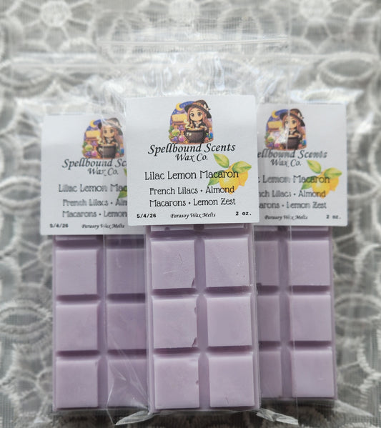 Lilac Lemon Macaron