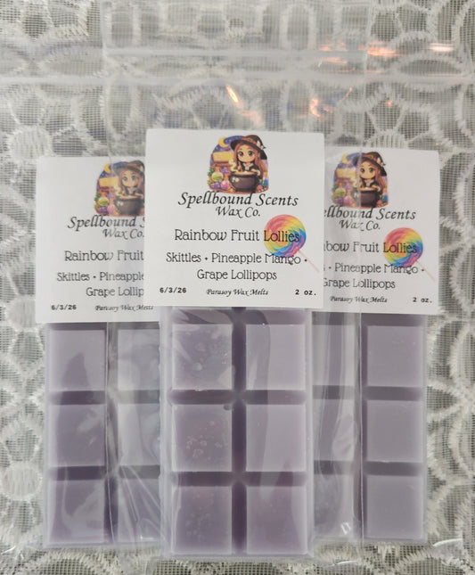 Rainbow Fruit Lollies